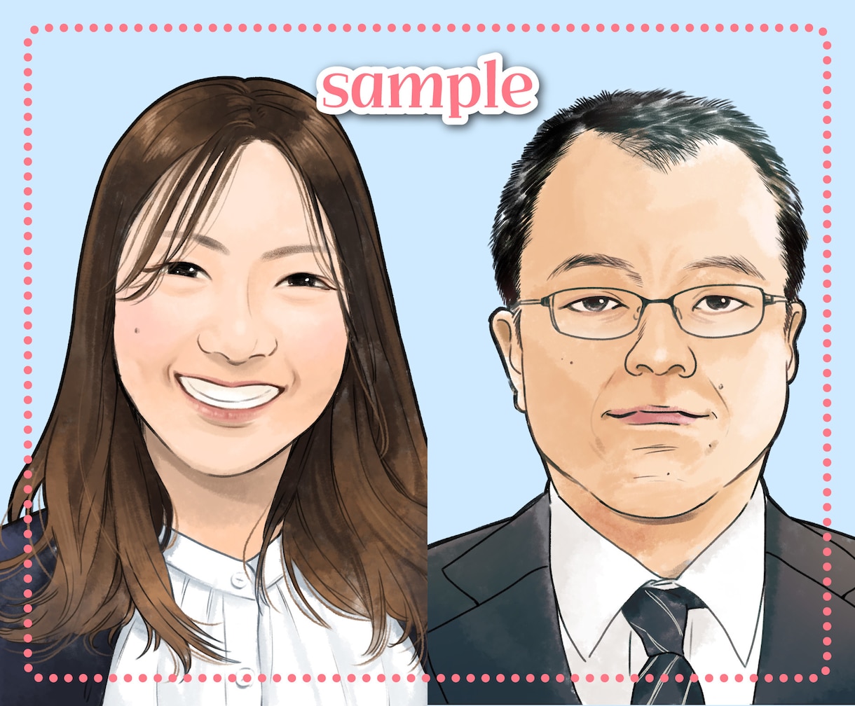 ハイクオリティな似顔絵をお描きします リアルで高品質、繊細なタッチで仕上げます。 イメージ2