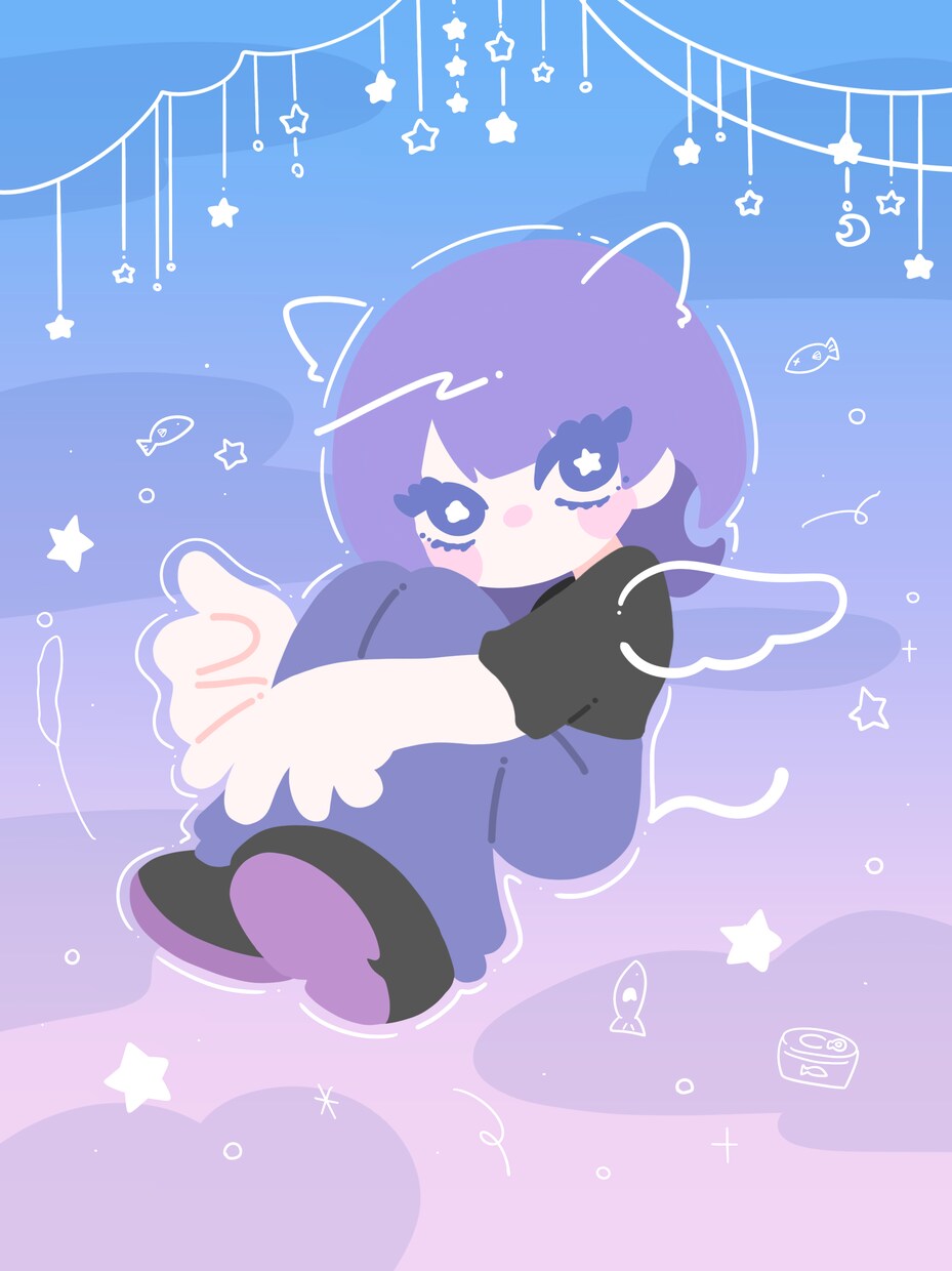 ゆめかわいいイラスト制作します 主線なし×パステルカラーのやわらかいイラストが好きな方へ イメージ4