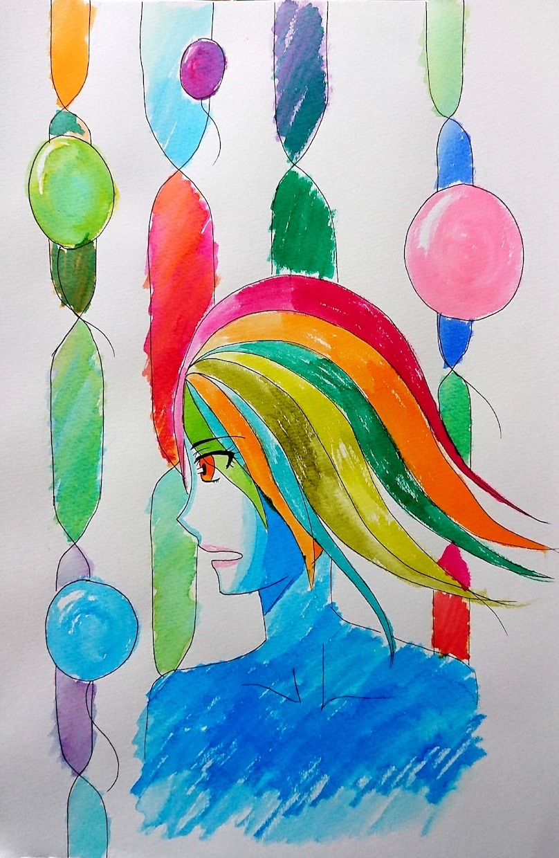 イカれたヤバい絵から神秘的な優しい絵まで描きます 趣味がなく悩んでいる方や仕事でお疲れの日々を送っている方へ！ イメージ2
