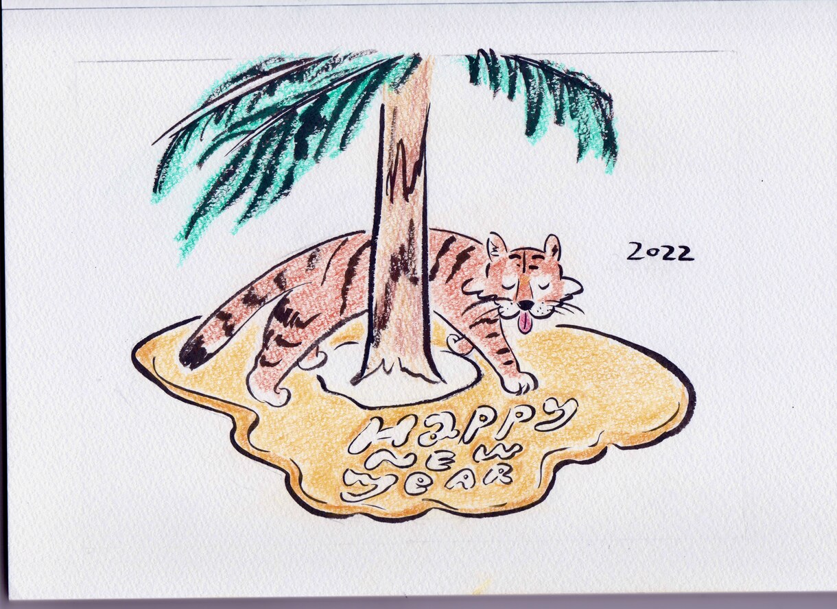 季節の挨拶状のイラスト描きます 手描きのイラストでオリジナルの絵葉書を♪ イメージ3