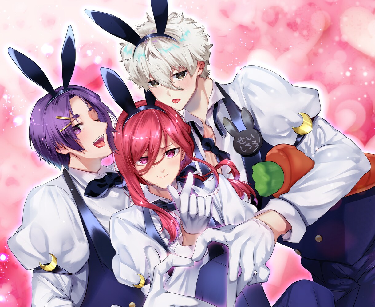 イラスト描きます キラキラした華やかな塗りを得意としております イメージ1