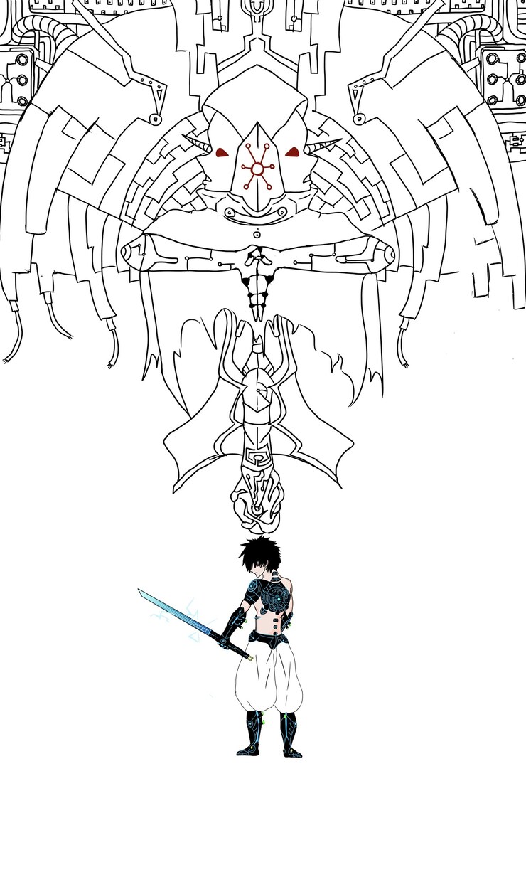 イラスト描きます オリジナルなキャラクター少し鬱なイラスト制作します。 イメージ2