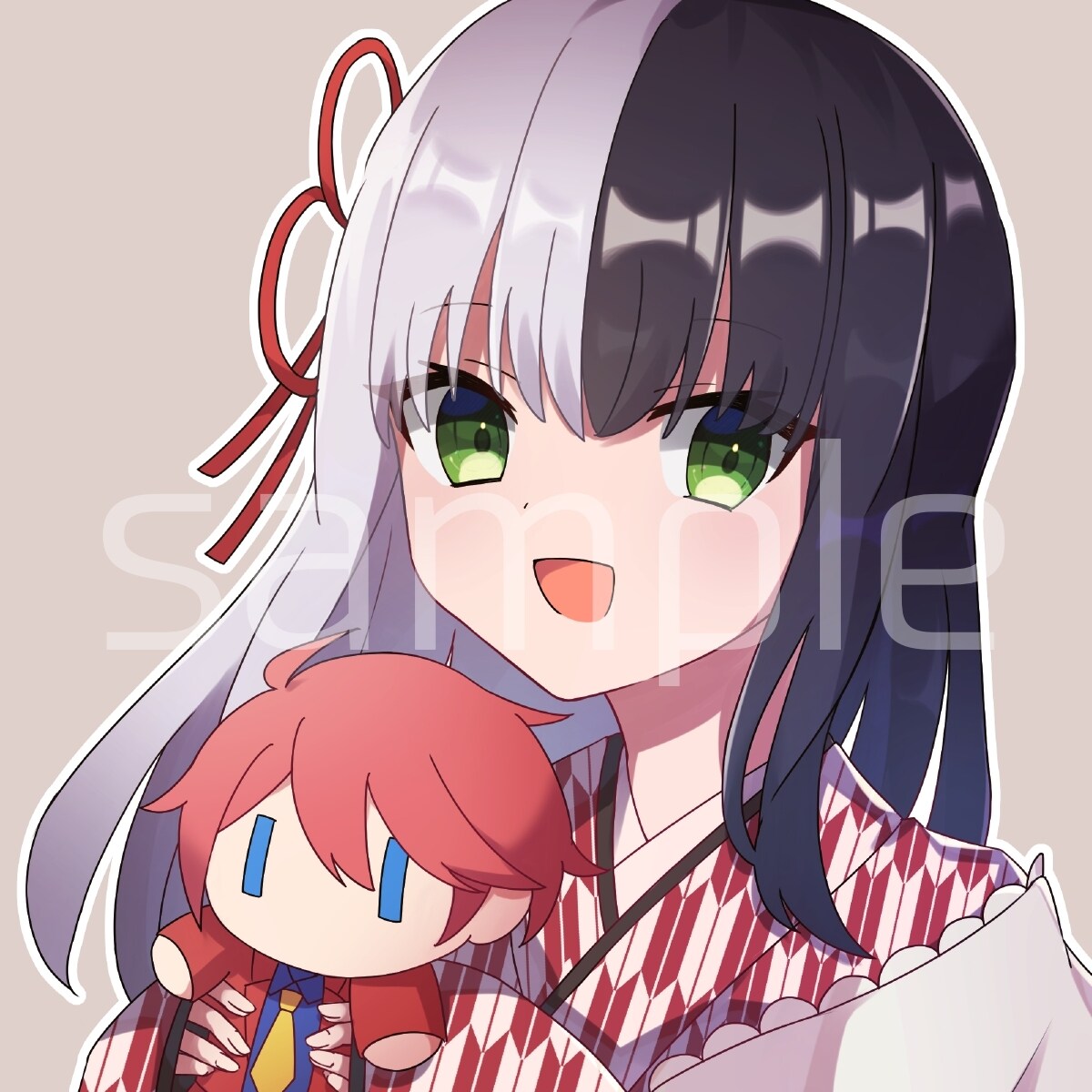 かわいいSNS用アイコンイラスト描きます お気軽なお試し価格でアイコンイラスト描きます！ イメージ2