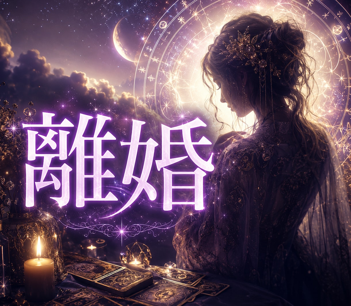 タロット&霊視。離婚問題鑑定します 離婚したい。でもその後のことを考えると迷ってしまう。 イメージ1