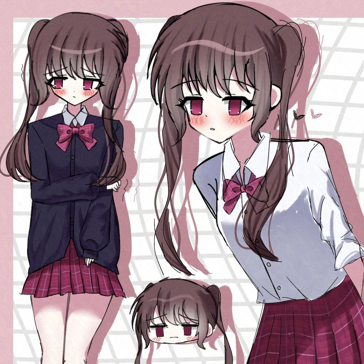 かわいい平成風イラストお描きします あなただけの特別な1枚をお描きします♡ イメージ1