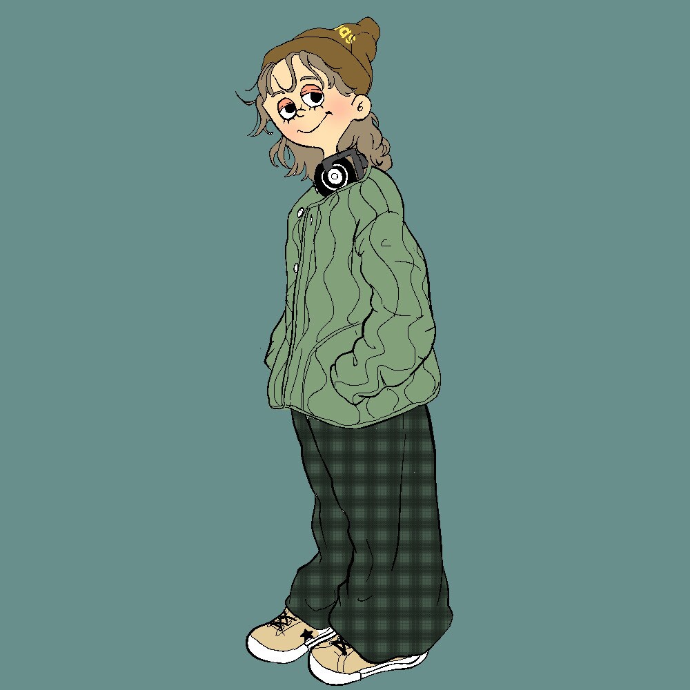 イラストアイコン描きます 古着ファッション可愛いイラスト描きます！ イメージ9