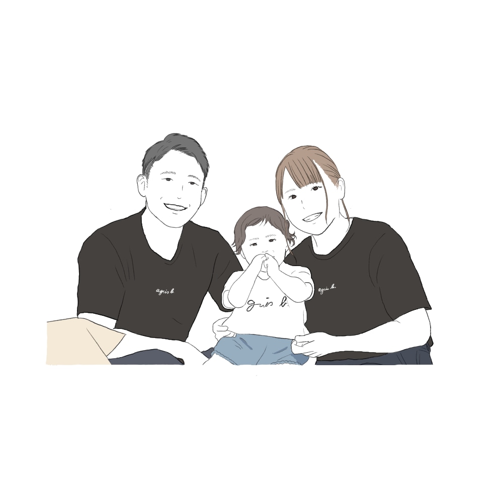 お写真を選ぶだけ！シンプル映えるイラストを描きます SNSアイコンや、プレゼント、グッズ化にオススメです！ イメージ1