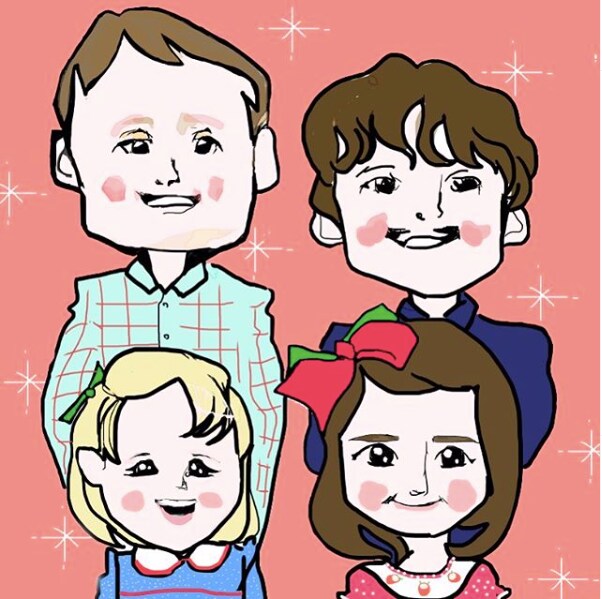カワイイ似顔絵描きます ついにっこり★ほんわかする似顔絵、SNS用にいかがですか？ イメージ7