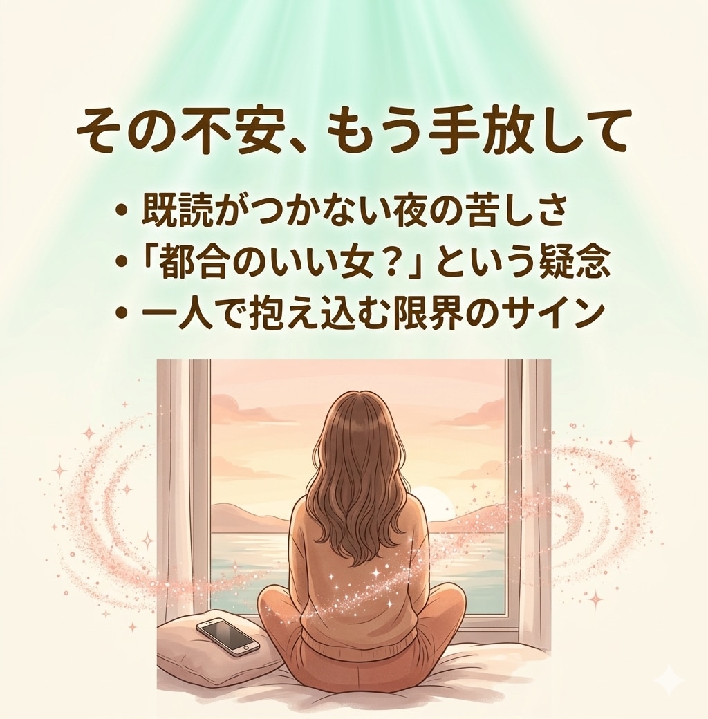 彼の沈黙の理由を霊感タロットで、本気度を伝えます 今だけ公開。彼が言葉にできない「あなたへの渇望」を魂から解読 イメージ2