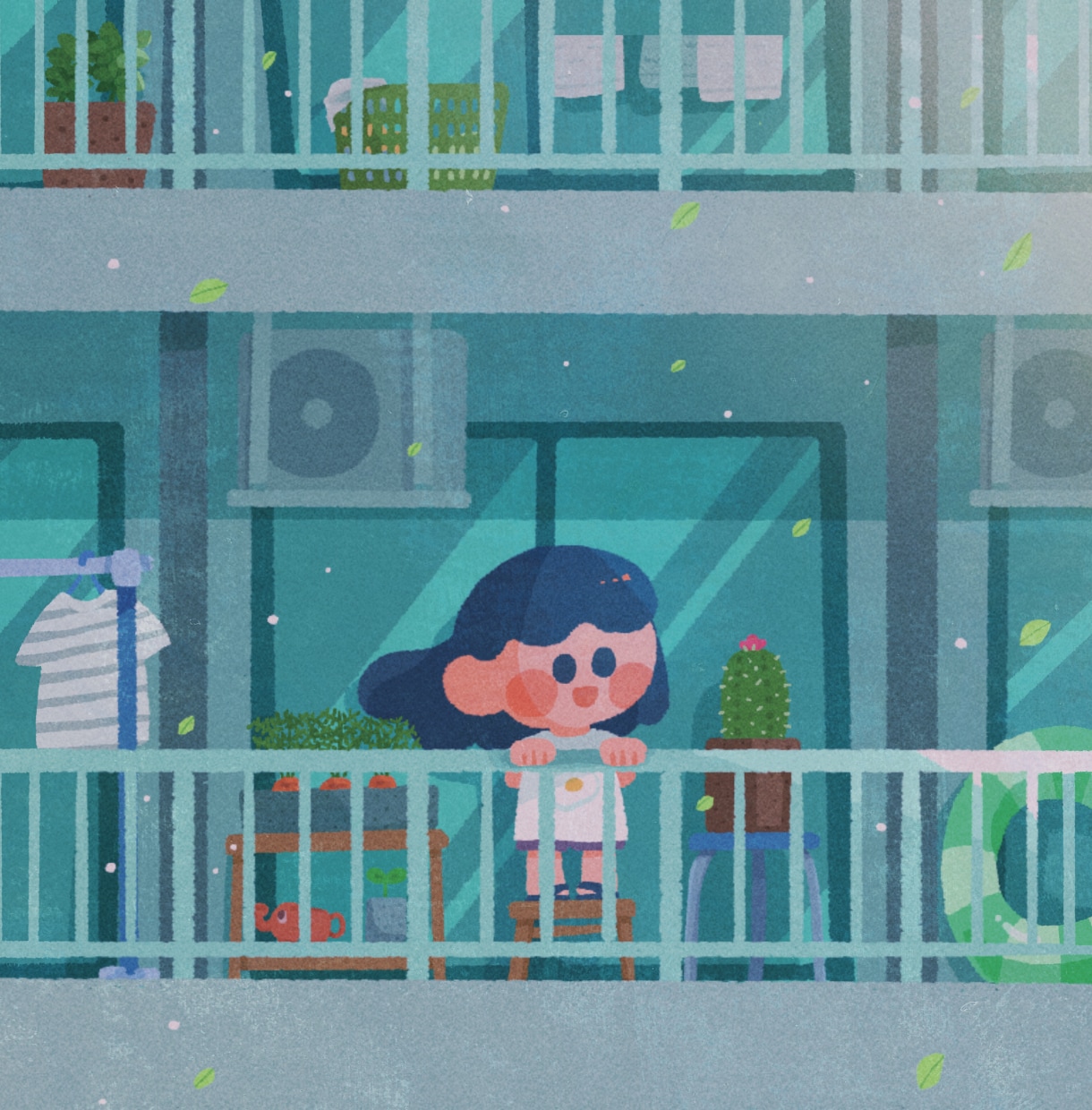 背景込みの絵本調のゆるくカラフルなイラスト描きます MV・キービジュ・商品などに｜背景あり・キャラクターのみなど イメージ7