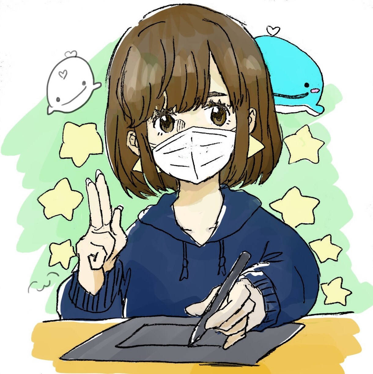 絵を描きます 推しを描いて欲しい方など。アナログ、デジタル問わずに描きます イメージ6