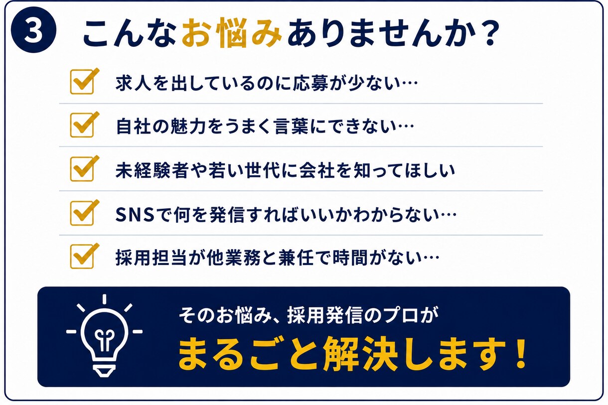 警備会社専門で採用発信をまとめて作ります 求人原稿・SNS投稿まで採用発信を一括サポート イメージ3