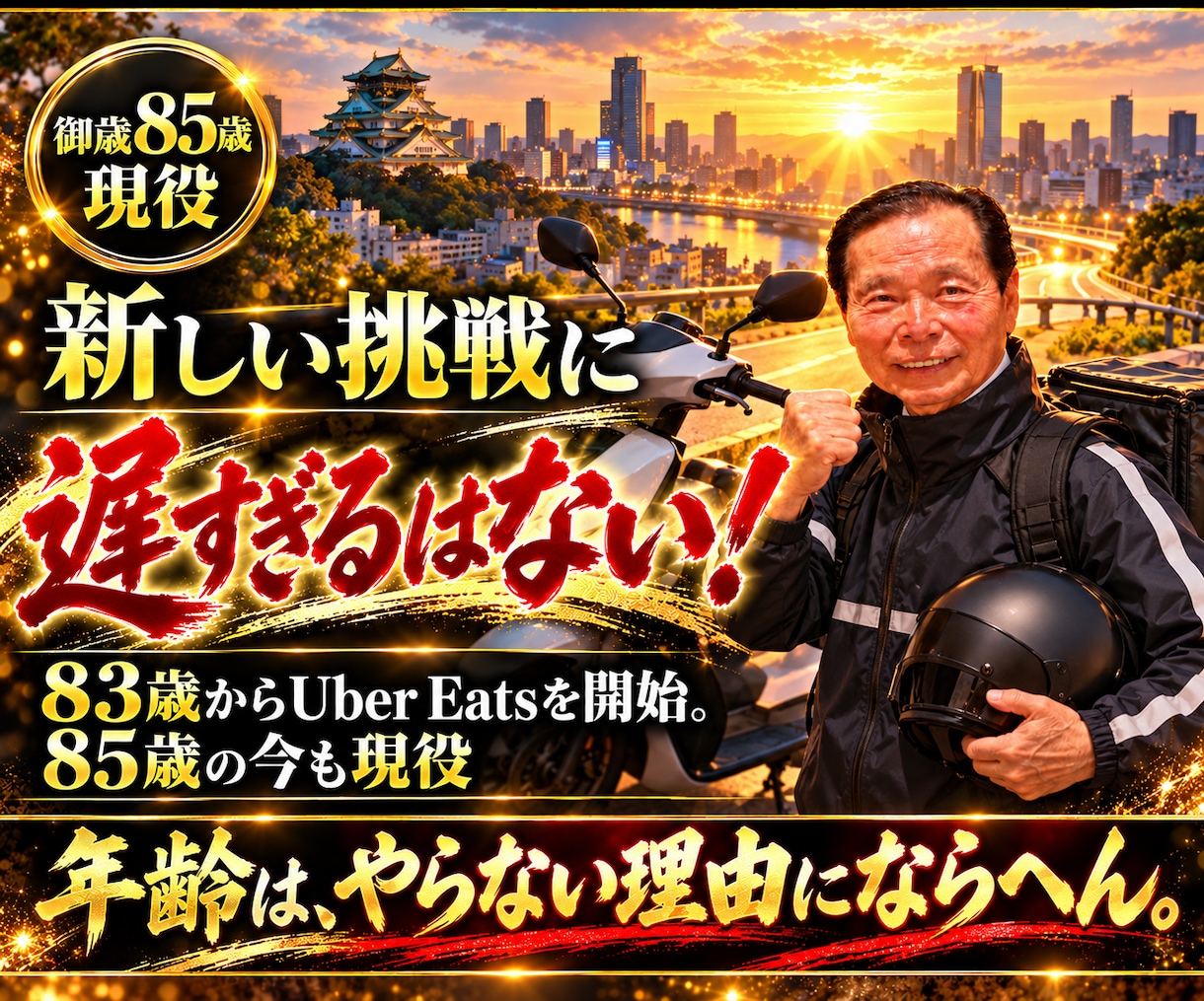 85歳現役があなたのやる気に火をつけます まだまだやれる！人生は今から！85歳が元気と勇気を届けます イメージ6