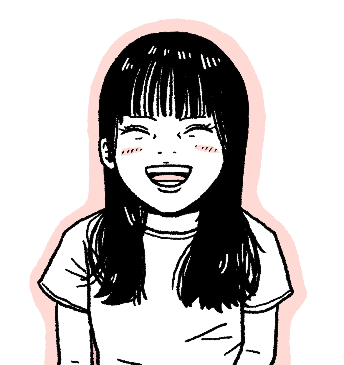 シンプルな線画イラスト（似顔絵）を描きます 思い出の瞬間を印象に残るイラストに✨ イメージ3
