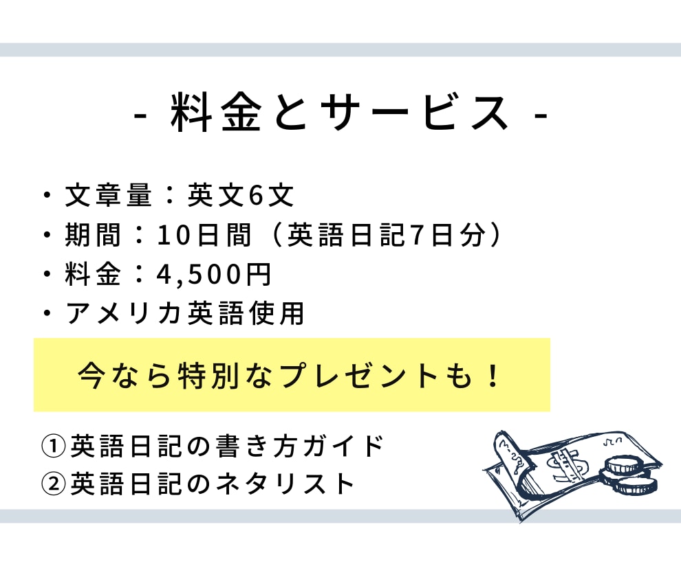 長めの6文英語日記の添削します ★英語コーチが、ステップアップしたいあなたをサポート★ イメージ8