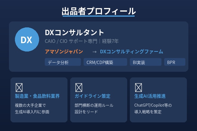 生成AI導入の悩みを現役DXコンサルが解決します 元アマゾンジャパン×DX/AIコンサル歴7年が個別相談で伴走 イメージ5