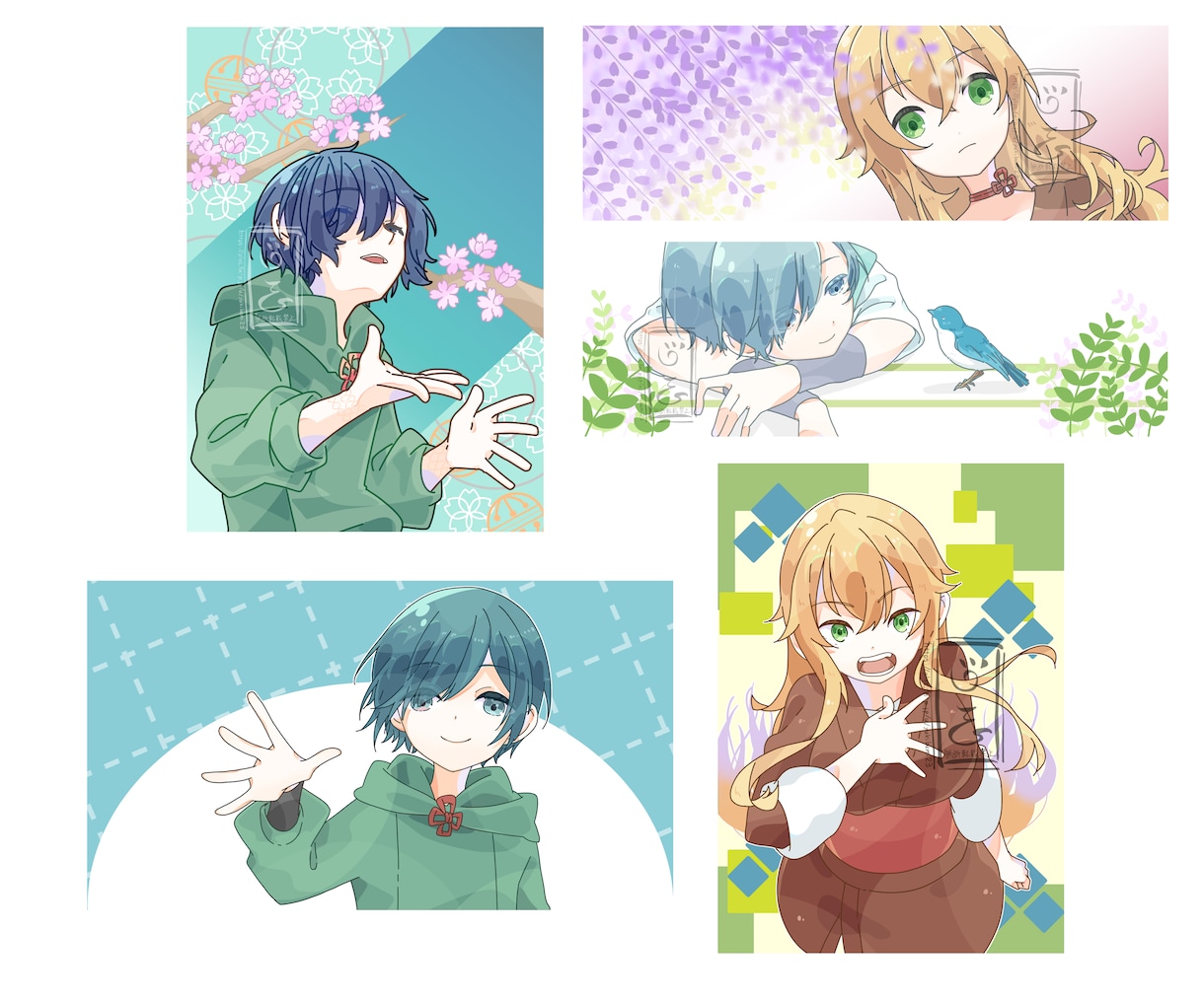 やわらかなイラストをお届けします アイコンやキャラクターイラスト等お描きします。 イメージ4