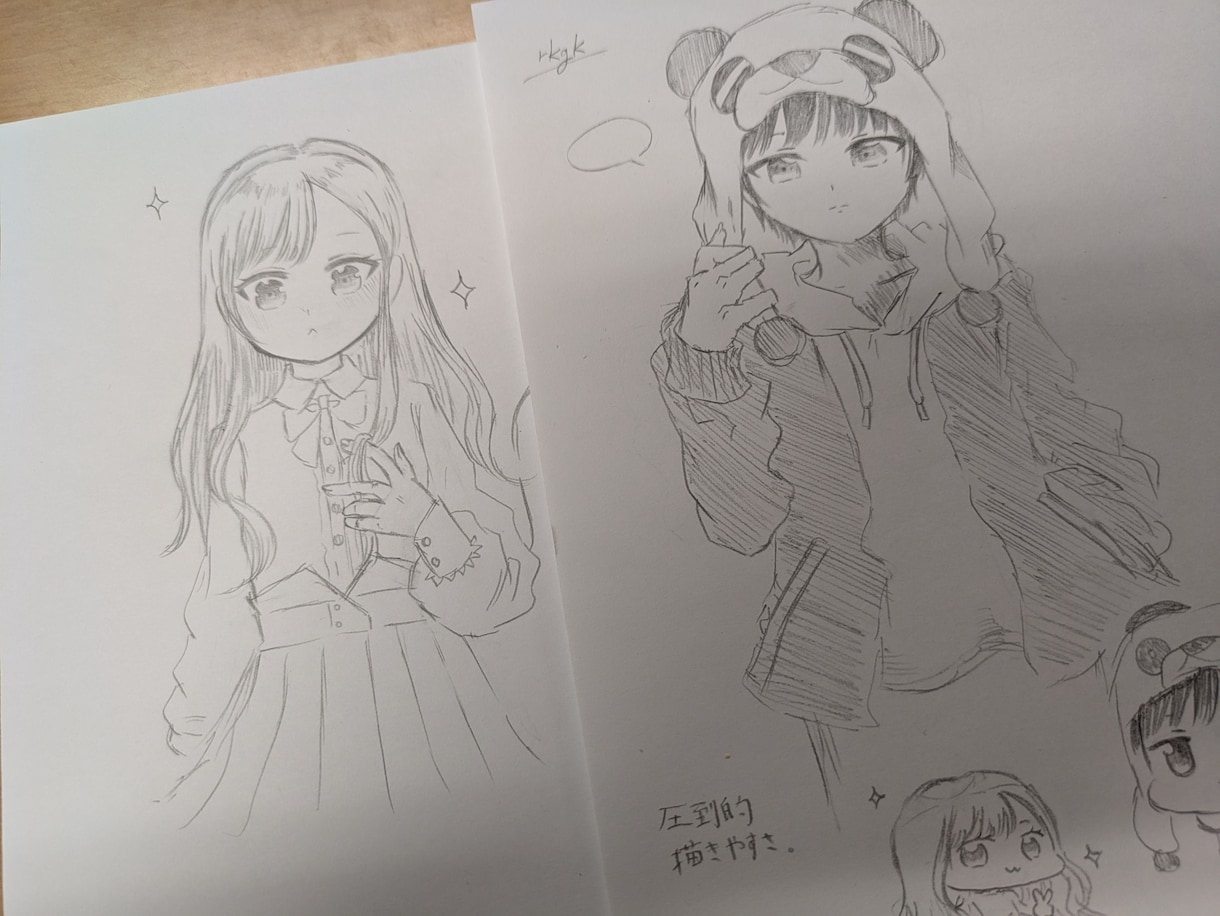 キャラクターデザインを一緒に考えて描きます デザインを1から作り自分だけのキャラクターを作りましょう！ イメージ1
