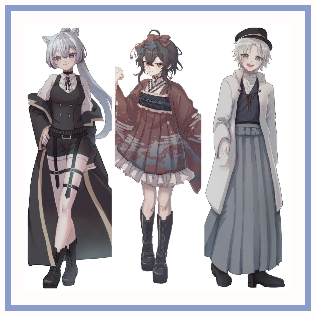 透明感のある立ち絵制作します 【Vtuber・IRIAM・配信者・TRPG向け】 イメージ6