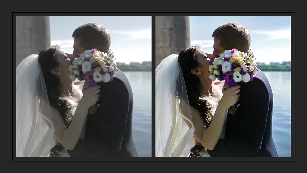 写真編集。結婚式の思い出、きれいな写真にします 自然で見栄えの良い写真に編集します。 イメージ4