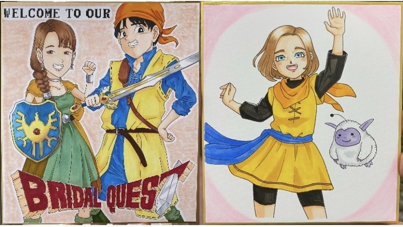 色々な漫画風ウェルカムボードや似顔絵を描きます 好みのテイストやタッチ、あの漫画風になどでき得る限り応えます イメージ2