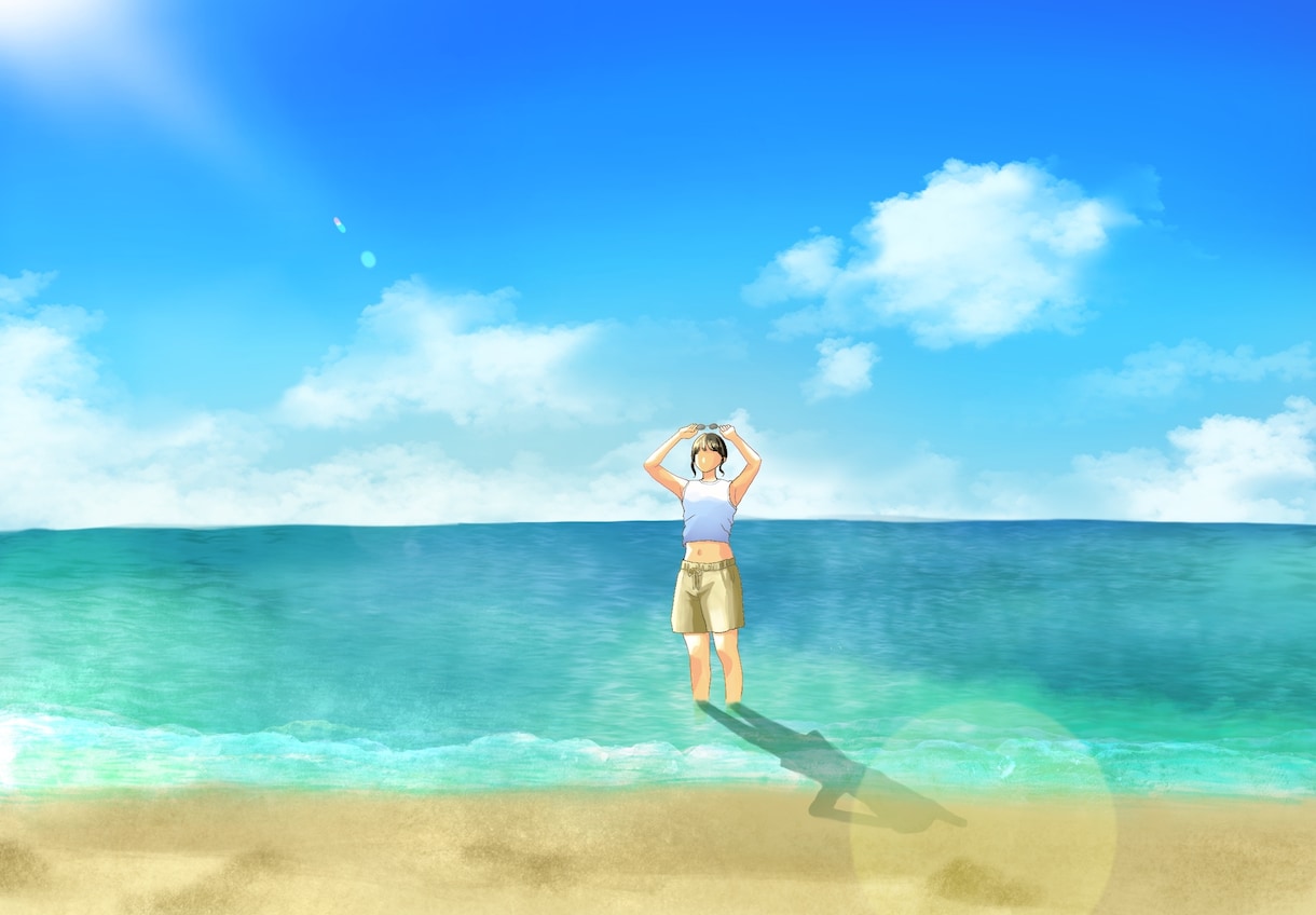 写真からイラストにします 思い出の写真を元に、鮮やかな印象のイラストに仕上げます！ イメージ1