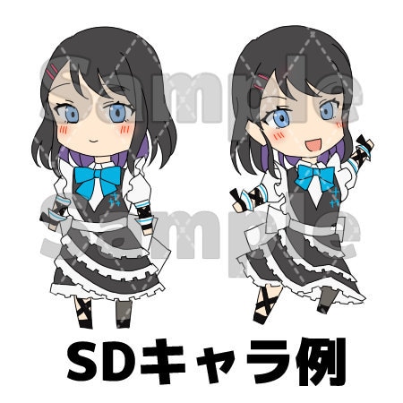 イラスト作成します 可愛い女の子のイラスト作成します イメージ3