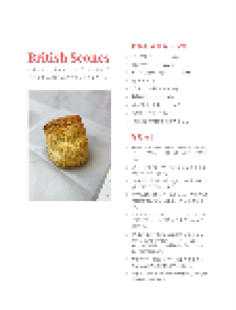 お店・カフェ向け。売れるスコーンレシピ提供します 【商用OK】1日250個売れた味がそのまま使えます。 イメージ4