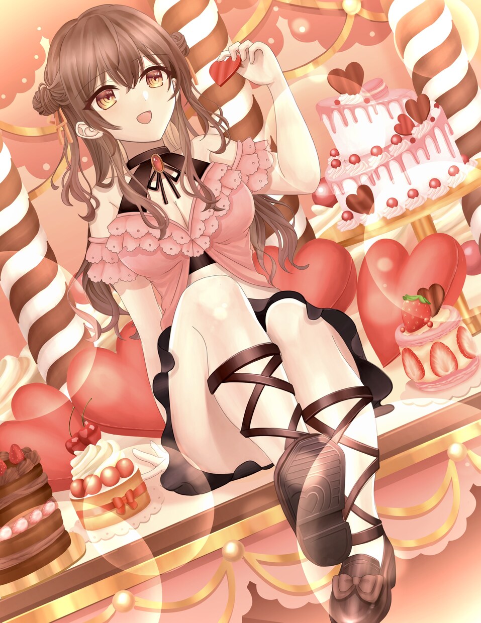 高クオリティ美少女のイラストお描きします キャラクターに合わせて、背景も一緒に制作可能です イメージ6