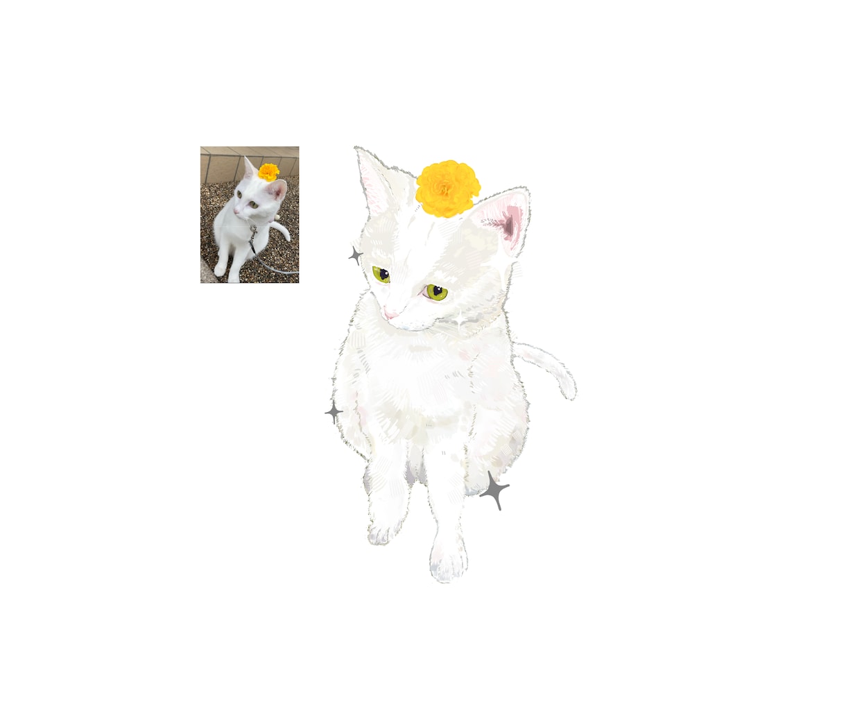 ポップなペットイラスト描きます かわいくてかっこいい、目を惹くオリジナルペットグッズが作れる イメージ7