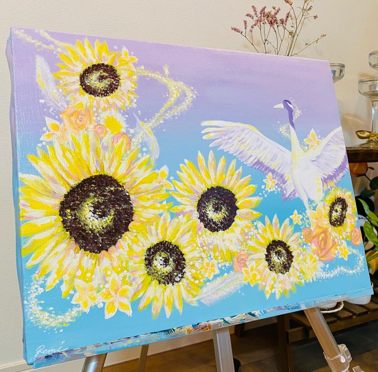 オーダーアート(絵画)を作成します 明るい色やファンタジータッチの絵が好きな方へ イメージ3