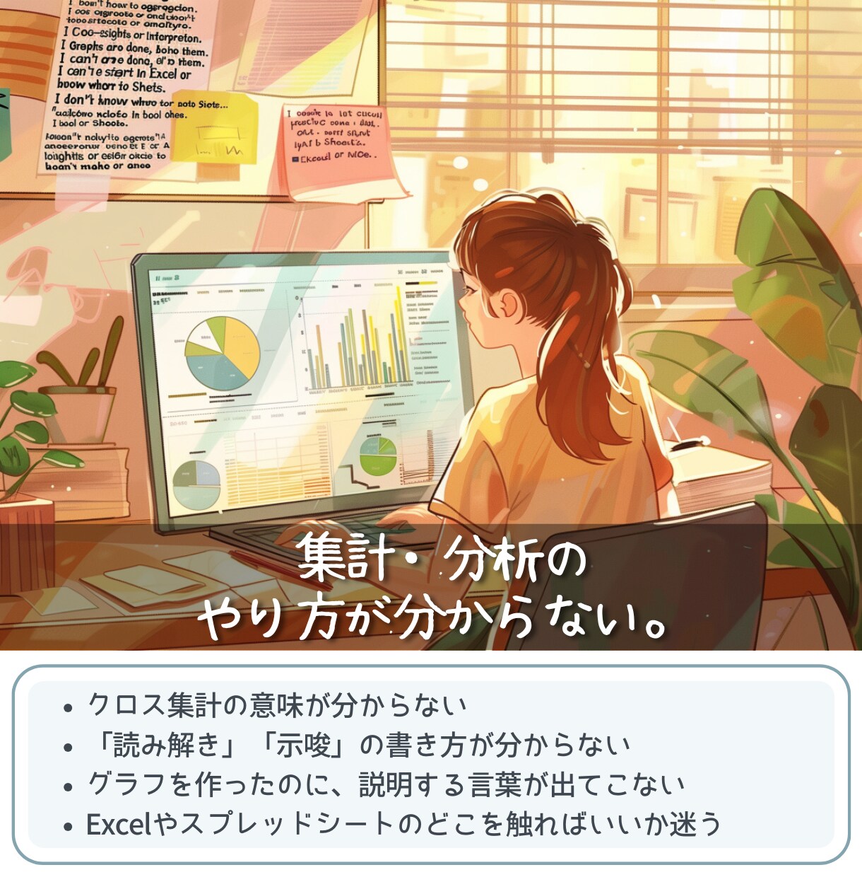 学生向け│データ集計・分析・資料作成サポートします ゼミ・卒論のアンケート分析を専門家が支援します イメージ3