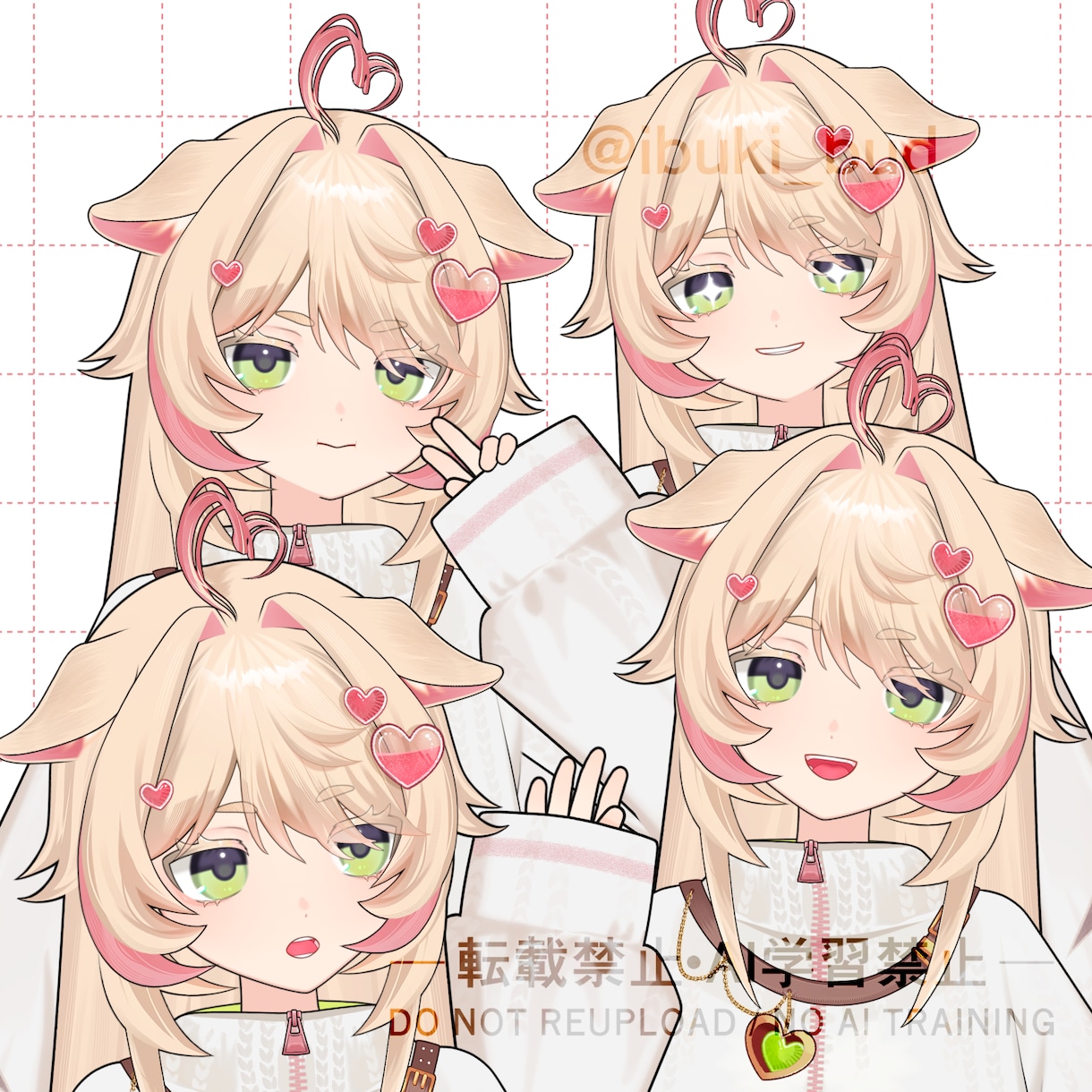 Vモデルをイラスト〜モデリングまで全制作いたします 破綻なく高可動＆高クオリティなLive2Dモデリング イメージ5