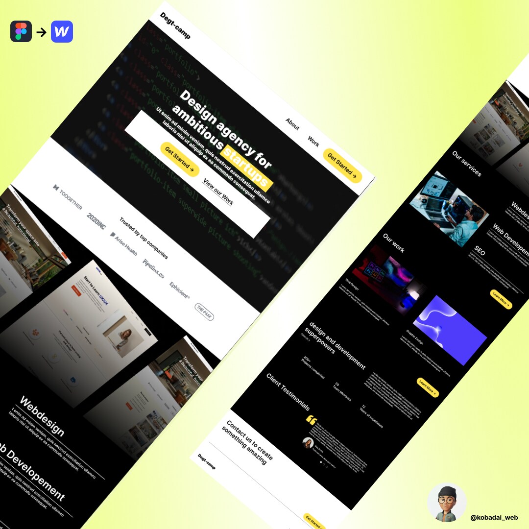 おしゃれで見やすいウェブサイトを作成します スマホでも見やすいレスポンシブなサイトを作成します。 イメージ3
