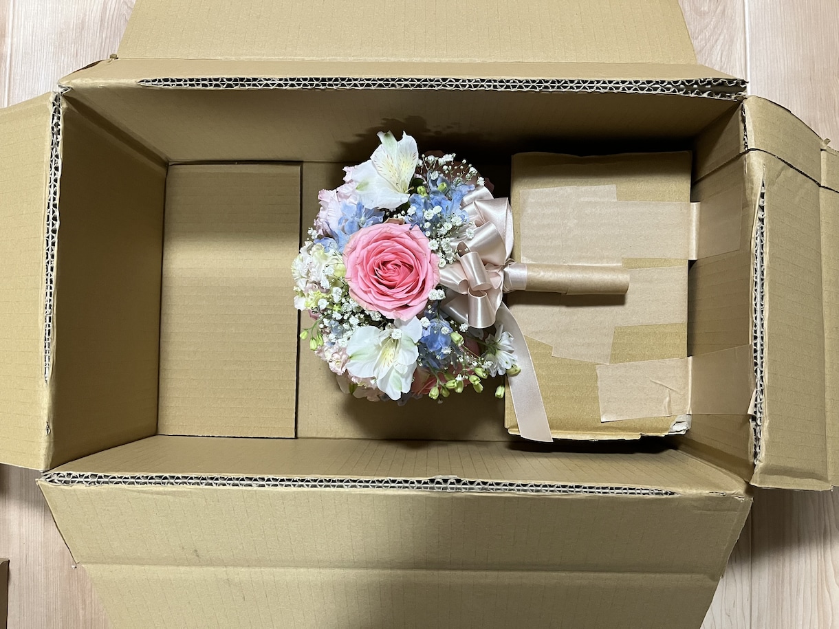 ブーケや記念のお花をドライフラワーに加工します 『要事前連絡』♡︎ʾʾ小さな花向け用　ボール2S型 イメージ5