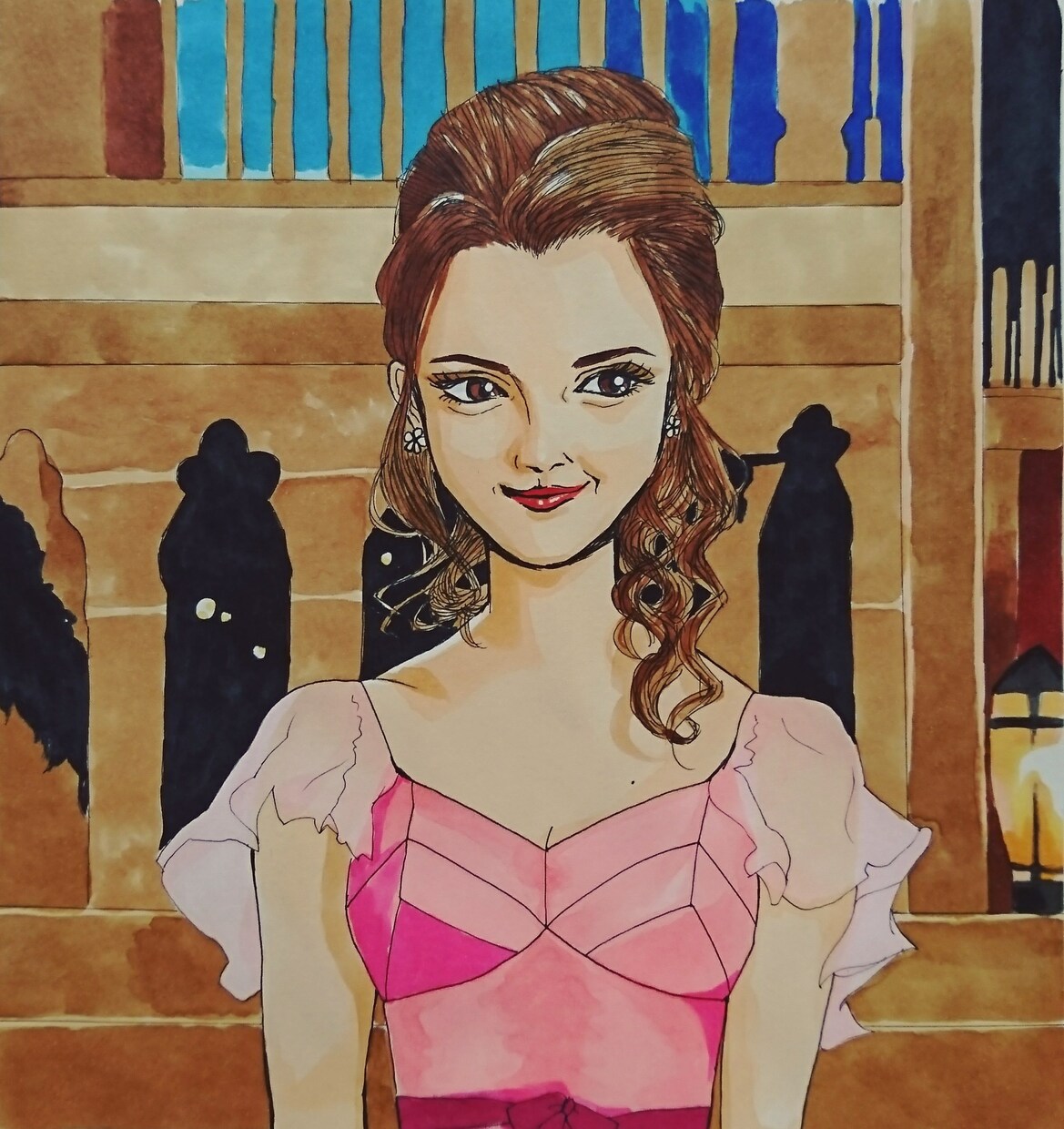 似顔絵、SNSやYouTubeのアイコン描きます 筆ペンとコピックを使用した、ほんわか可愛くレトロなイラスト。 イメージ3