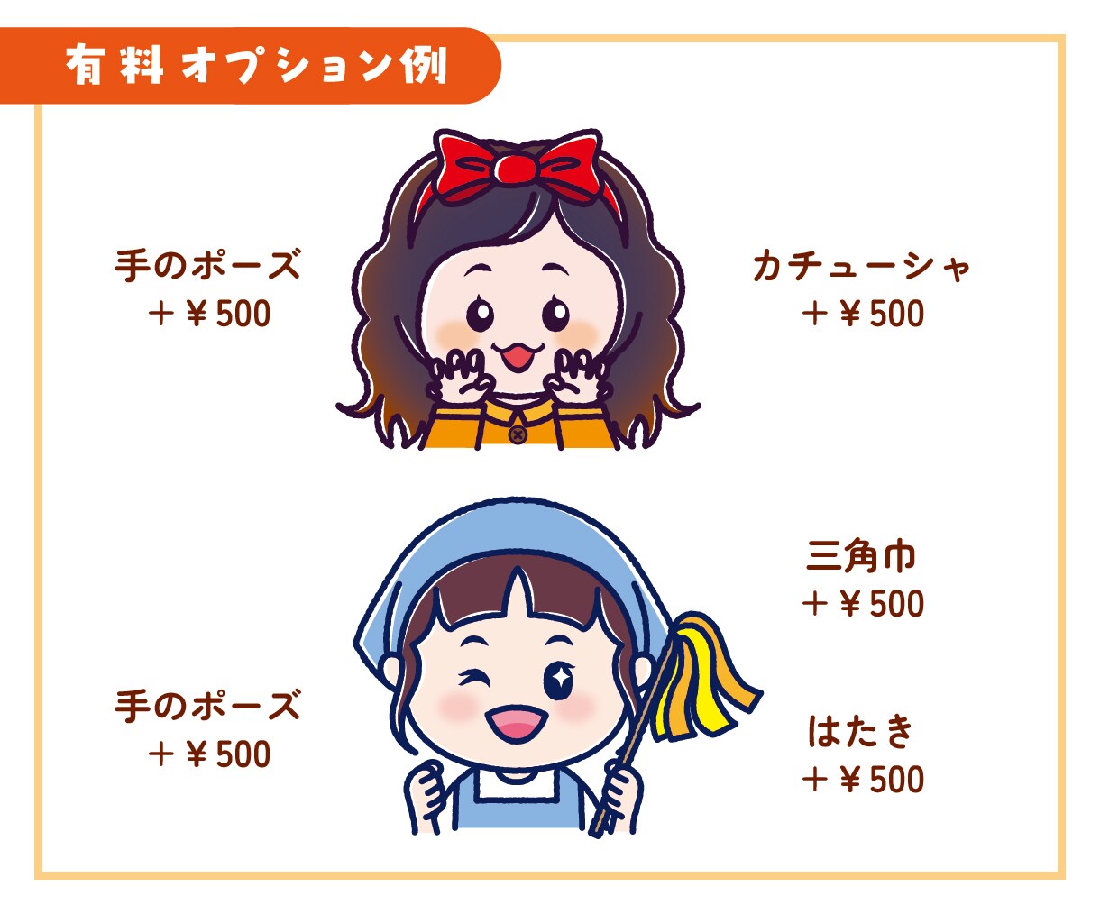 ゆるふわ♪表情2パターンのアイコン制作いたします SNSやブログなどに！表情豊かなイラストをお届けします イメージ6