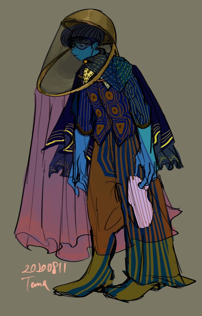 オリジナル衣装でキャラを描かせていただきます ちょっと変わったオリジナル衣装を描きます。 イメージ5