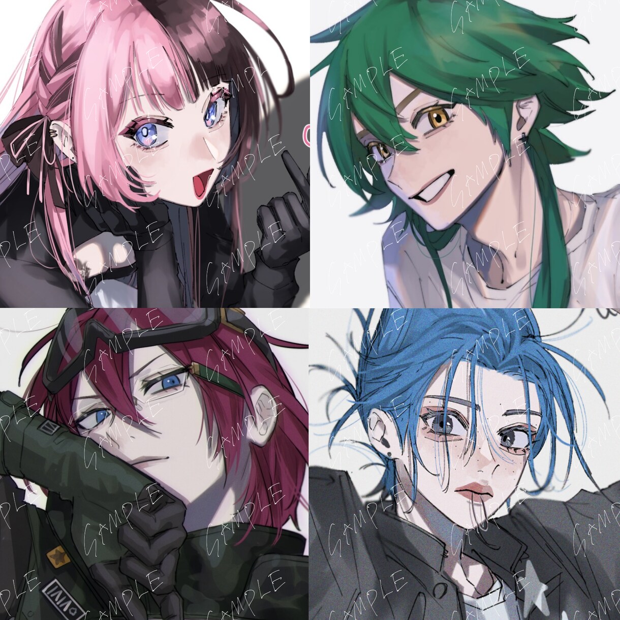 綺麗めアイコン作成します 可愛い系〜綺麗系が得意です。実写のイラスト化もお任せ下さい イメージ3