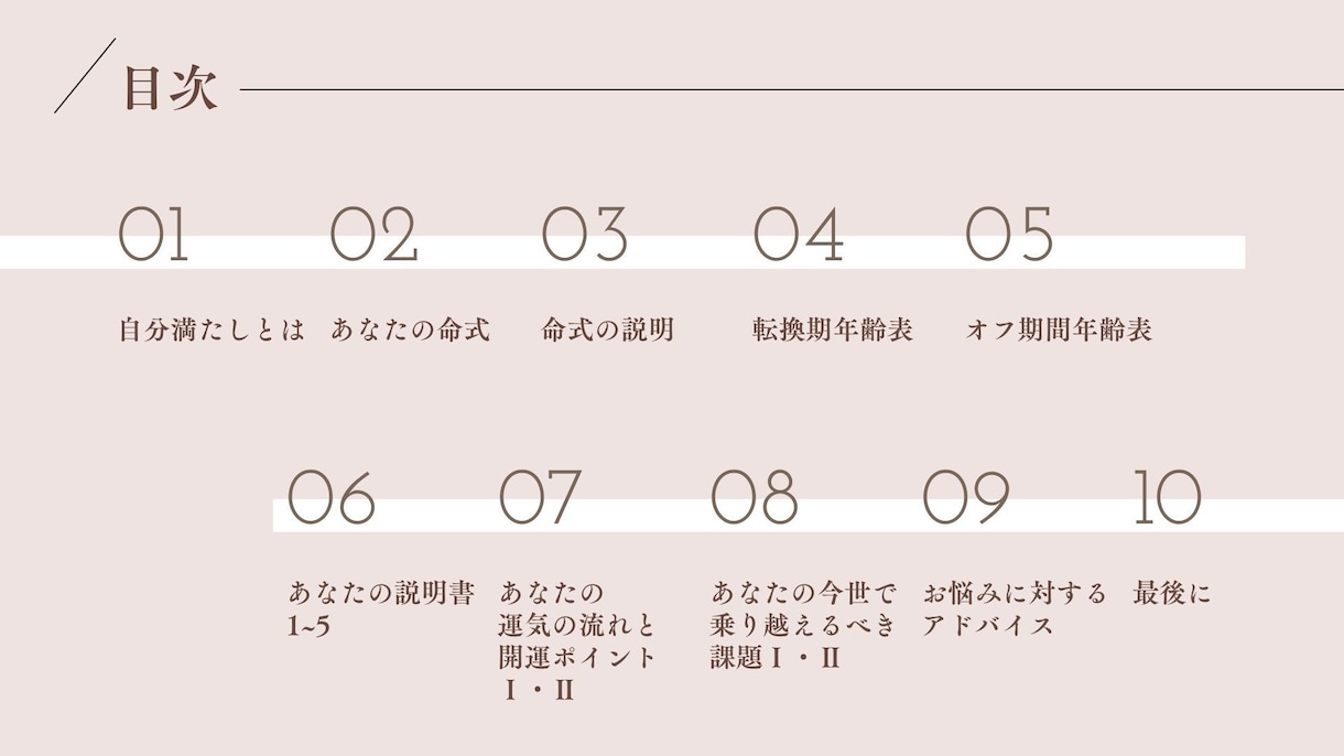命式からあなたの満たし方・輝かせ方を読み解きます 自分を満たすことによって今世でのあなたの使命に気付きましょう イメージ3