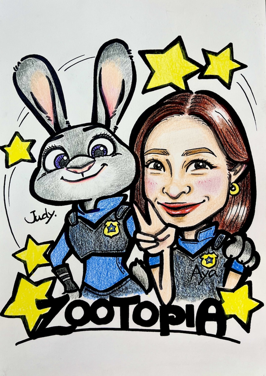 ポップで可愛い似顔絵描きます 記念日・誕生日・プレゼントに◎ イメージ7