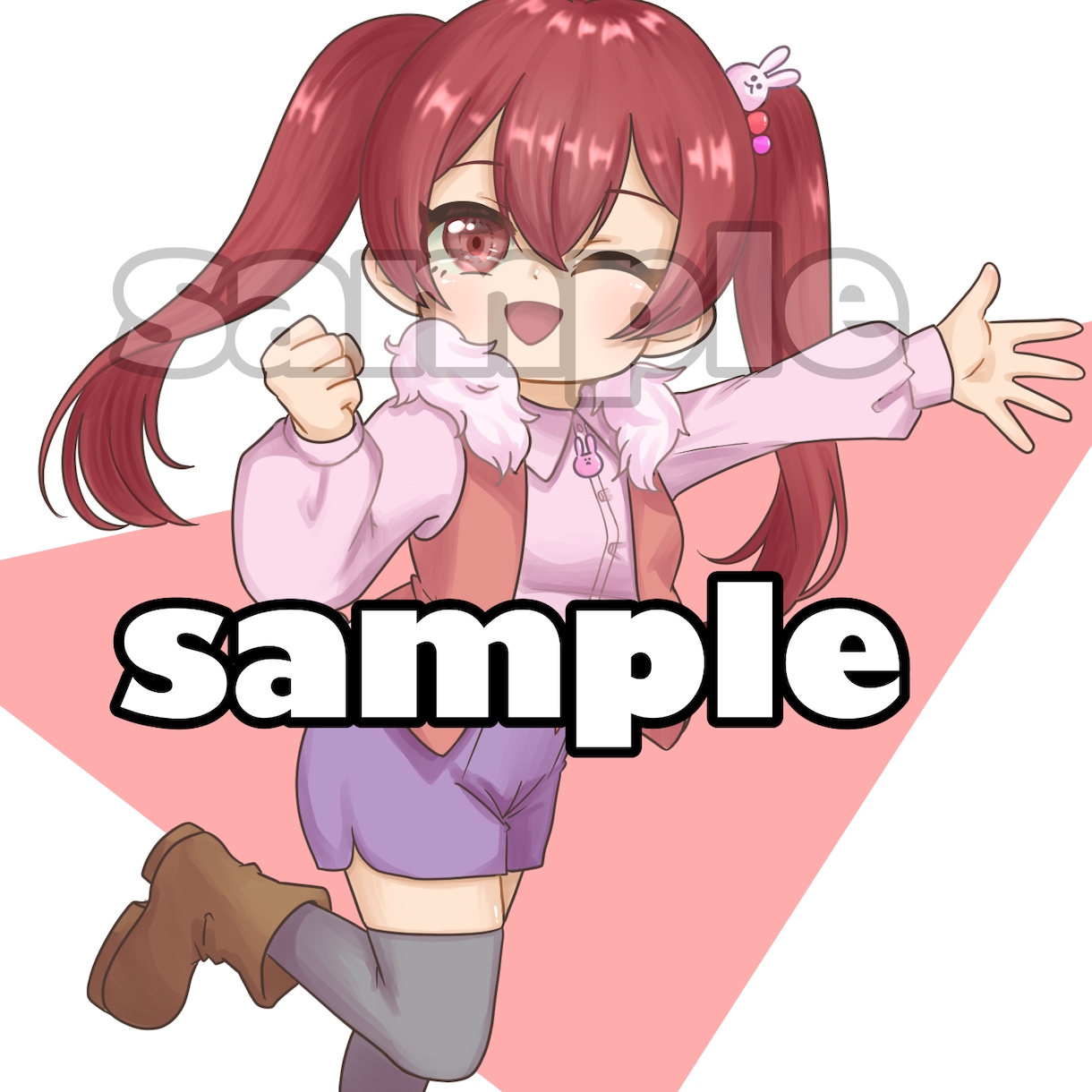 可愛くて目をひくようなイラスト描きます Vtuber、ゲーム実況者、配信者の顔となる立ち絵に！ イメージ3