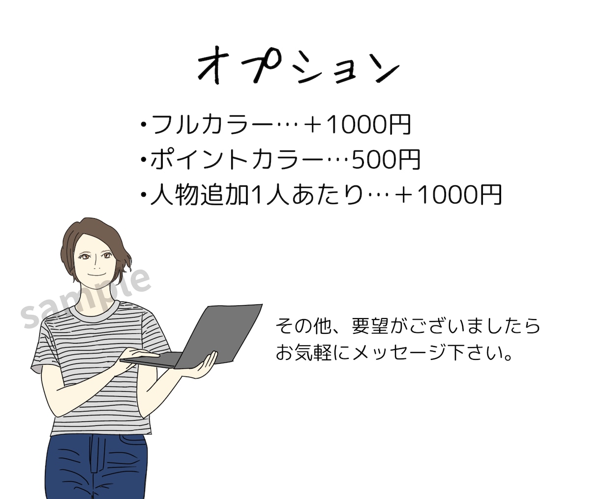 商用可アイコンも〇写真にそっくりな似顔絵を描きます 激安価格で丁寧に線画イラストをお描きします。SNSアイコン〇 イメージ3