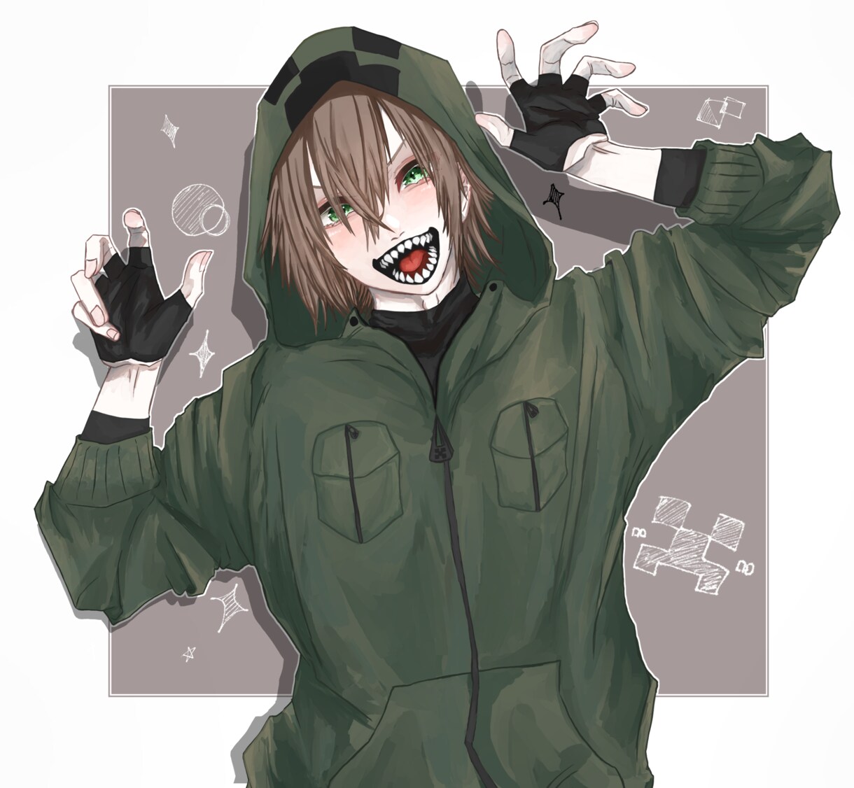 1枚絵、夢絵、キャラクターデザインなどを提供します かわいい女の子、綺麗な女の子、かっこいい男の子を描きます！ イメージ7