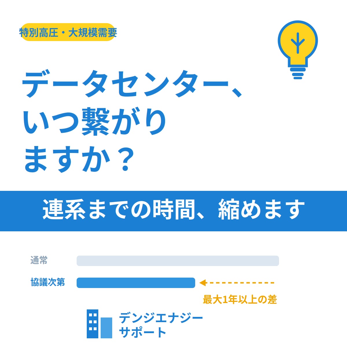 データセンター連系を早める電力協議サポートします データセンター・大規模需要家の電力連系申請をスムーズに。 イメージ1