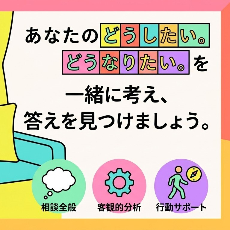 3日間無制限／あなたの「どうしたい」を形にします 理想の恋を叶えるための行動と答えを一緒に探します イメージ1