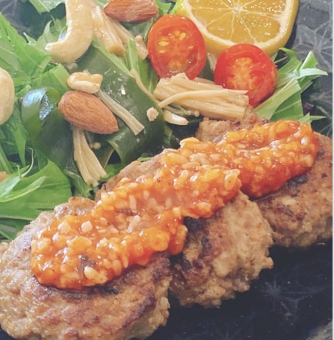 無添加ダイエットハンバーグのレシピ教えます グルテンフリー！糀入りでふわふわ！お子様も病みつき！ イメージ1