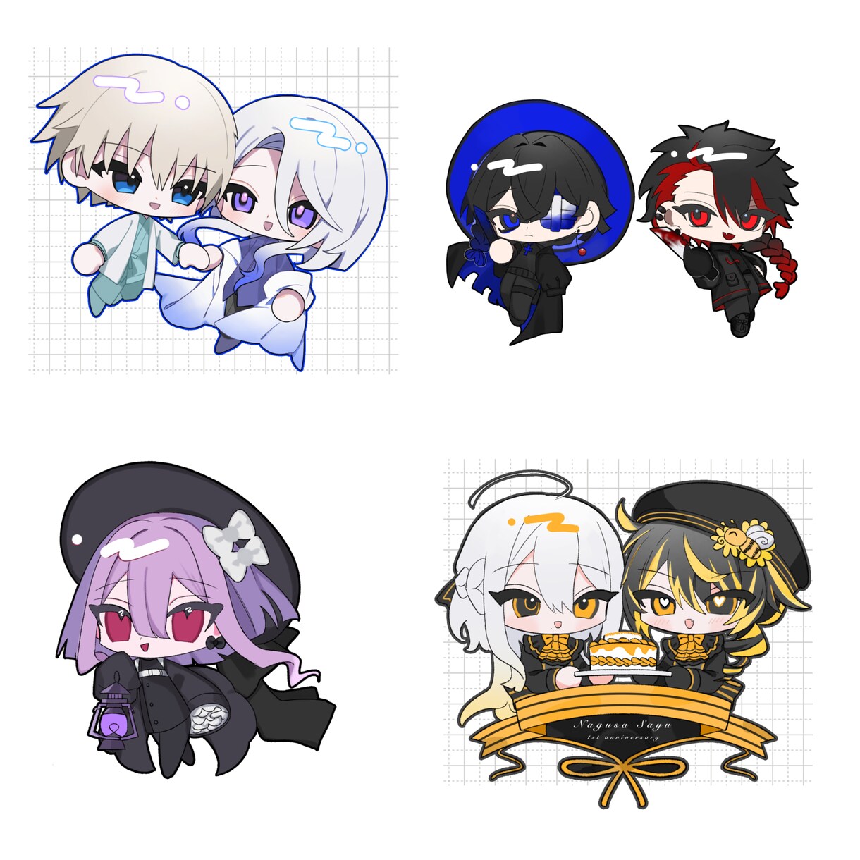 イラスト立ち絵やSDイラストを制作ます 立ち絵やSDイラストをお描きします イメージ3