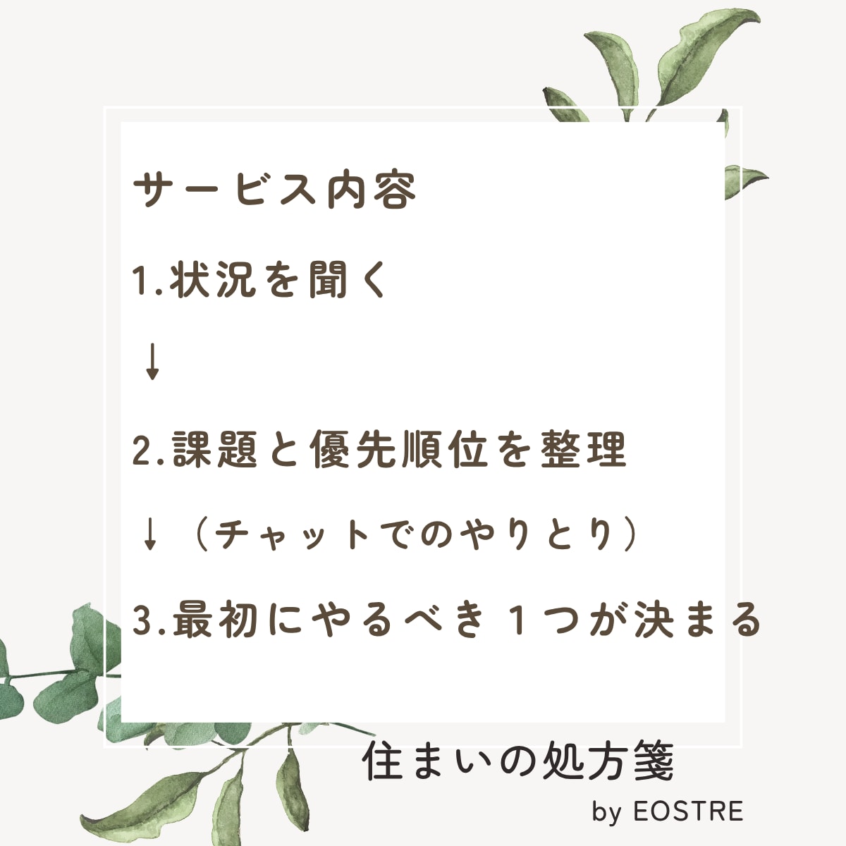 家づくりの優先順位整理を整理します 住まいの処方箋｜建築士と家づくり前のプロセスを楽しむ イメージ3