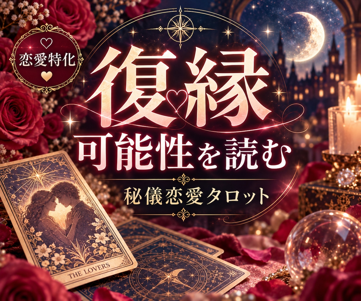 彼♡彼女の気持ち/復縁/片思いの真実を鑑定できます 不安で眠れない夜を終わりに。 究極の恋愛鑑定。 イメージ3